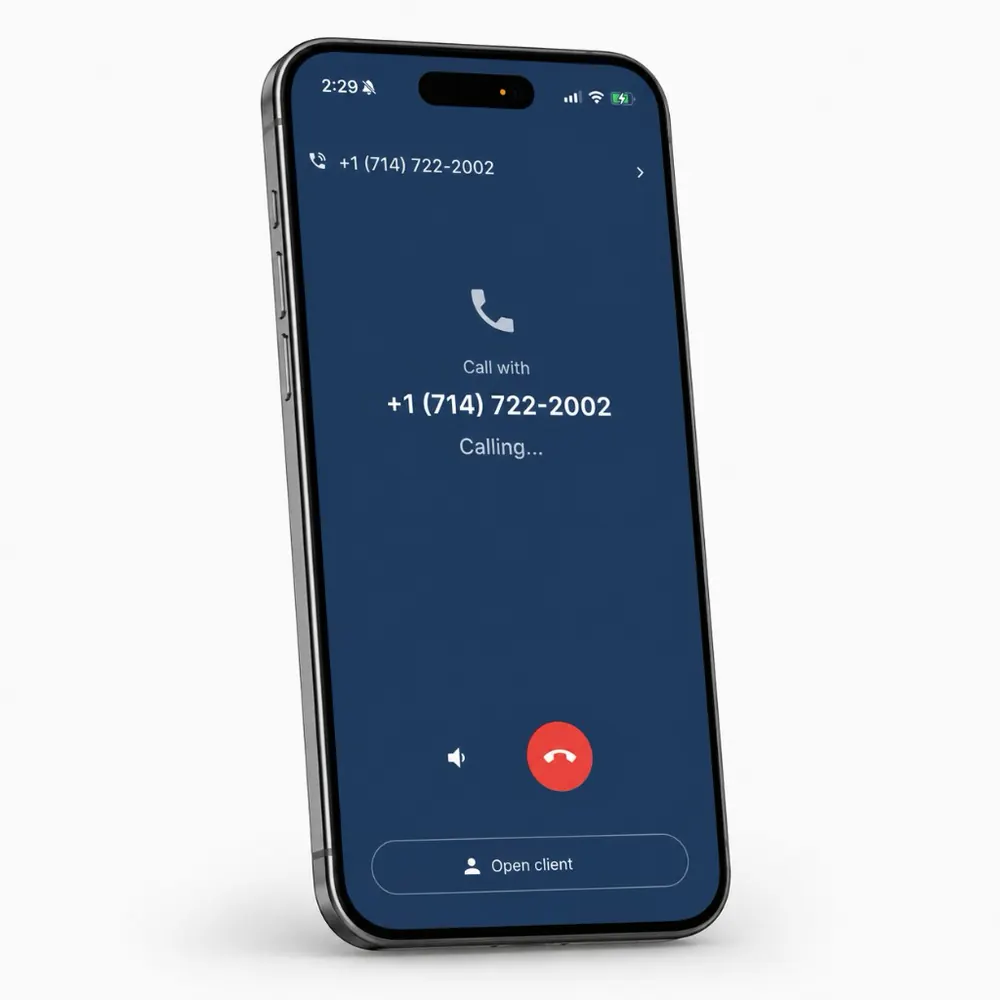 Taskrol business calls and SMS communication workspace