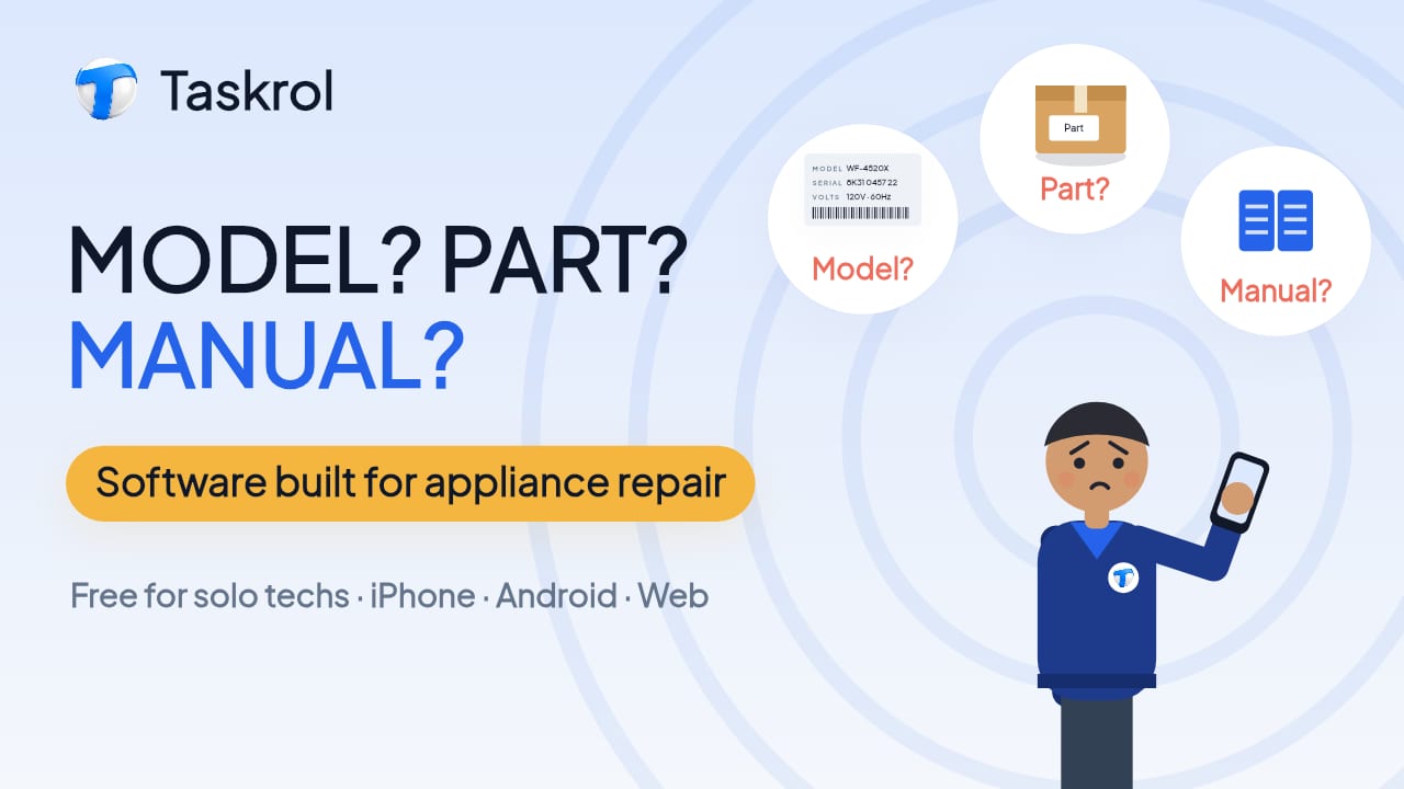 Why Appliance Repair Needs Its Own Field Service App — Taskrol Overview